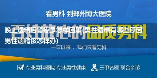 晚上遗精后肾疼是怎样回事(男性遗精有哪些原因男性遗精该怎样办)